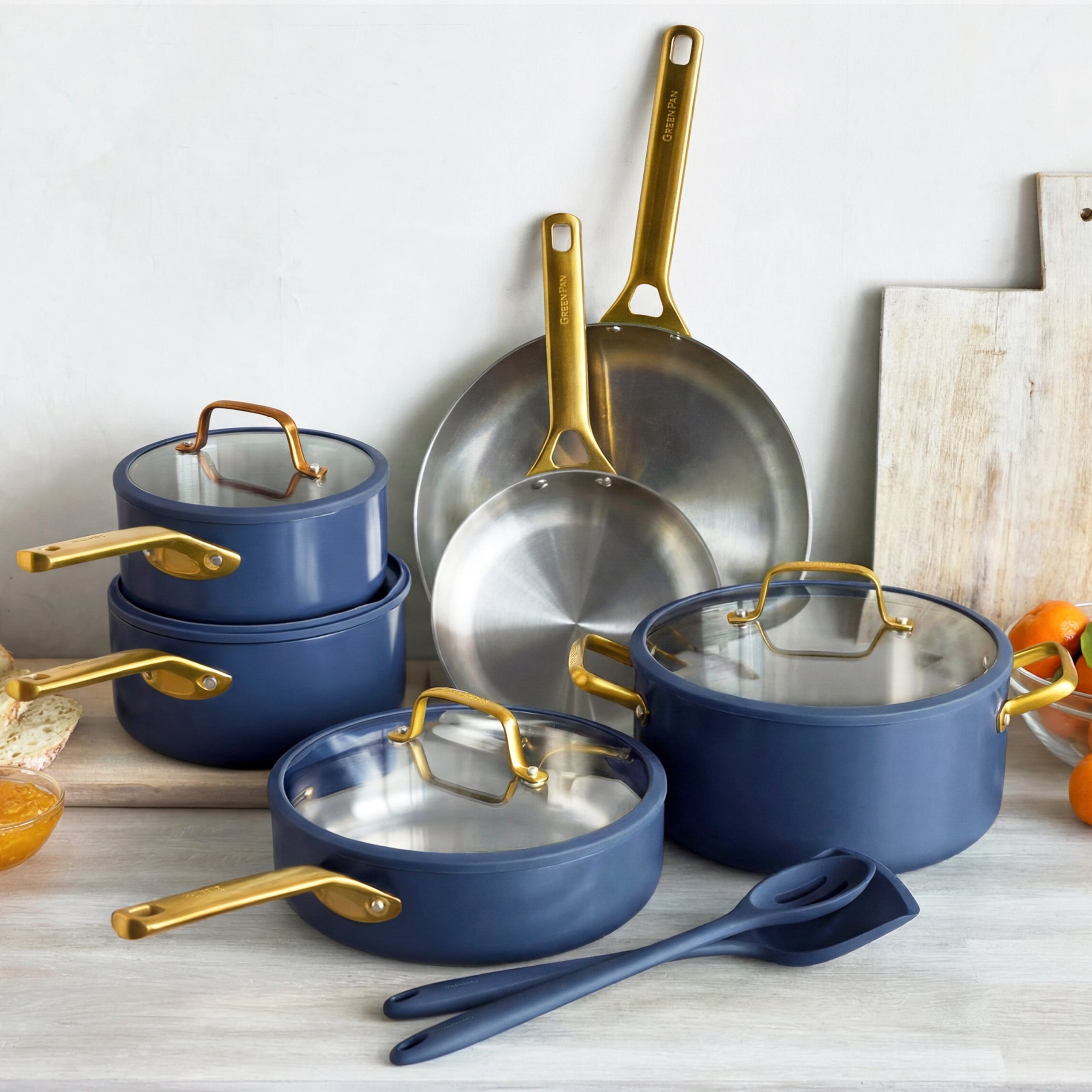 Reserve Pro Uncoated Stainless Steel 12-Piece Cookware Set | Twilight - Image 10