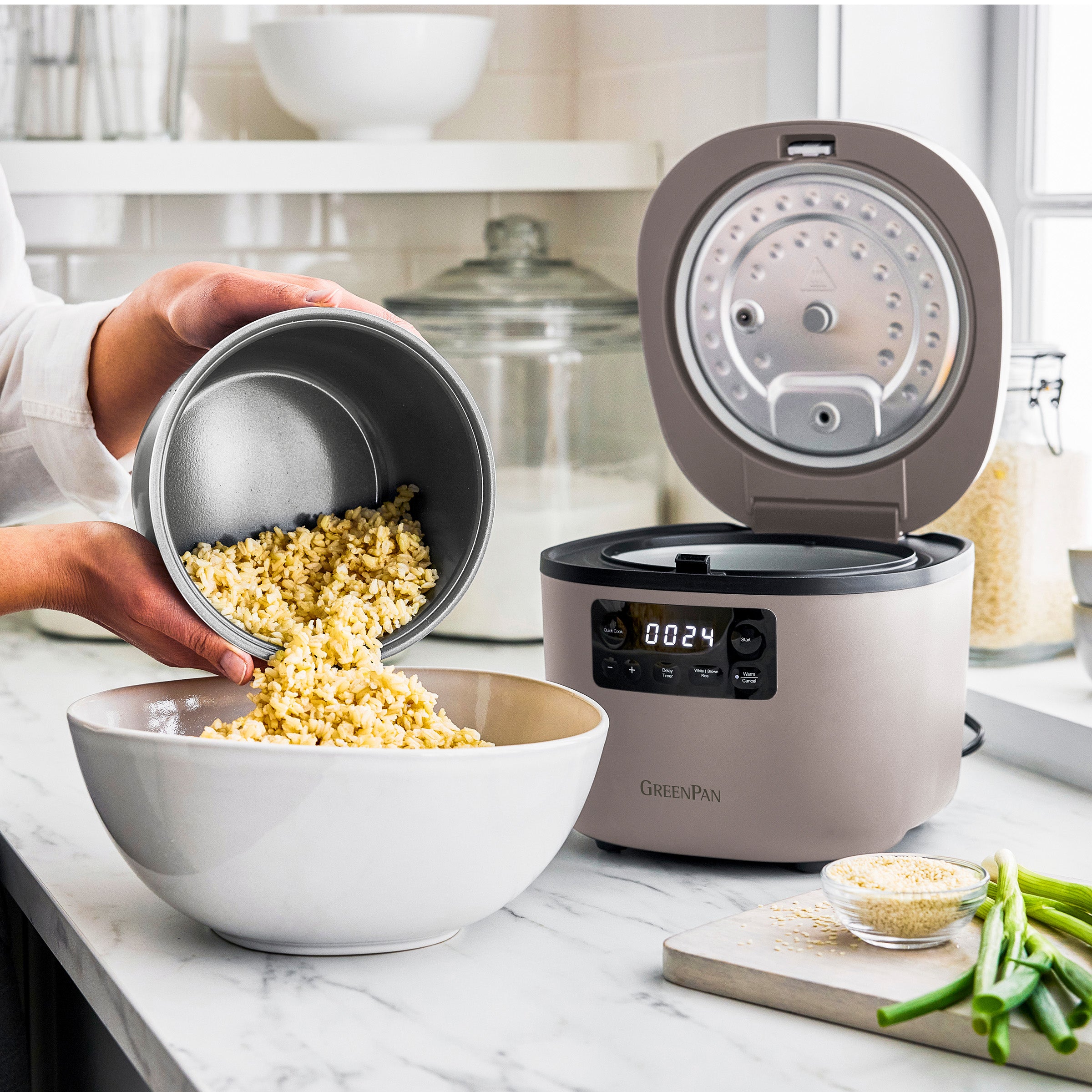 Advanced 8-Cup Rice Cooker | Clay - Image 7
