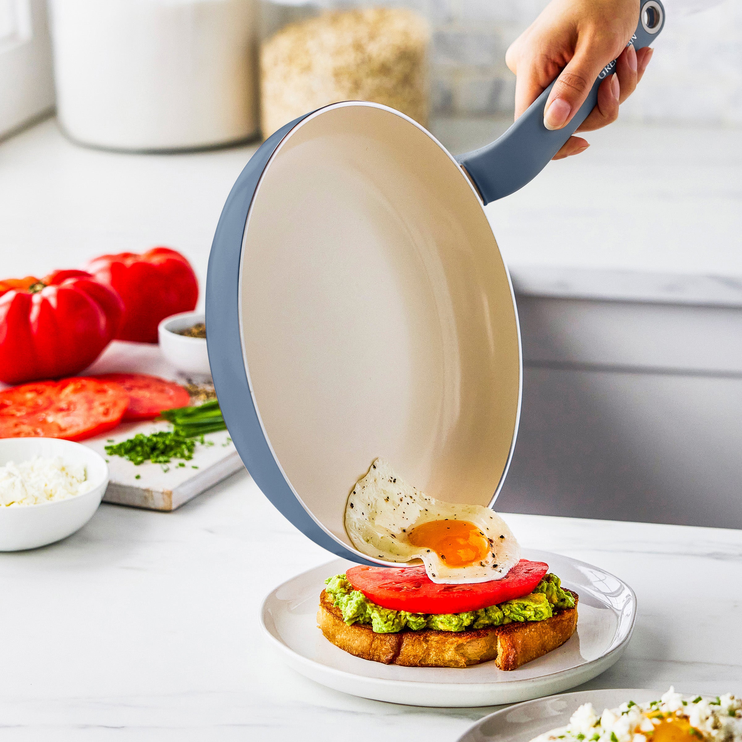 Rio Advanced Ceramic Nonstick 10 Frypan | Dutch Blue - Image 3