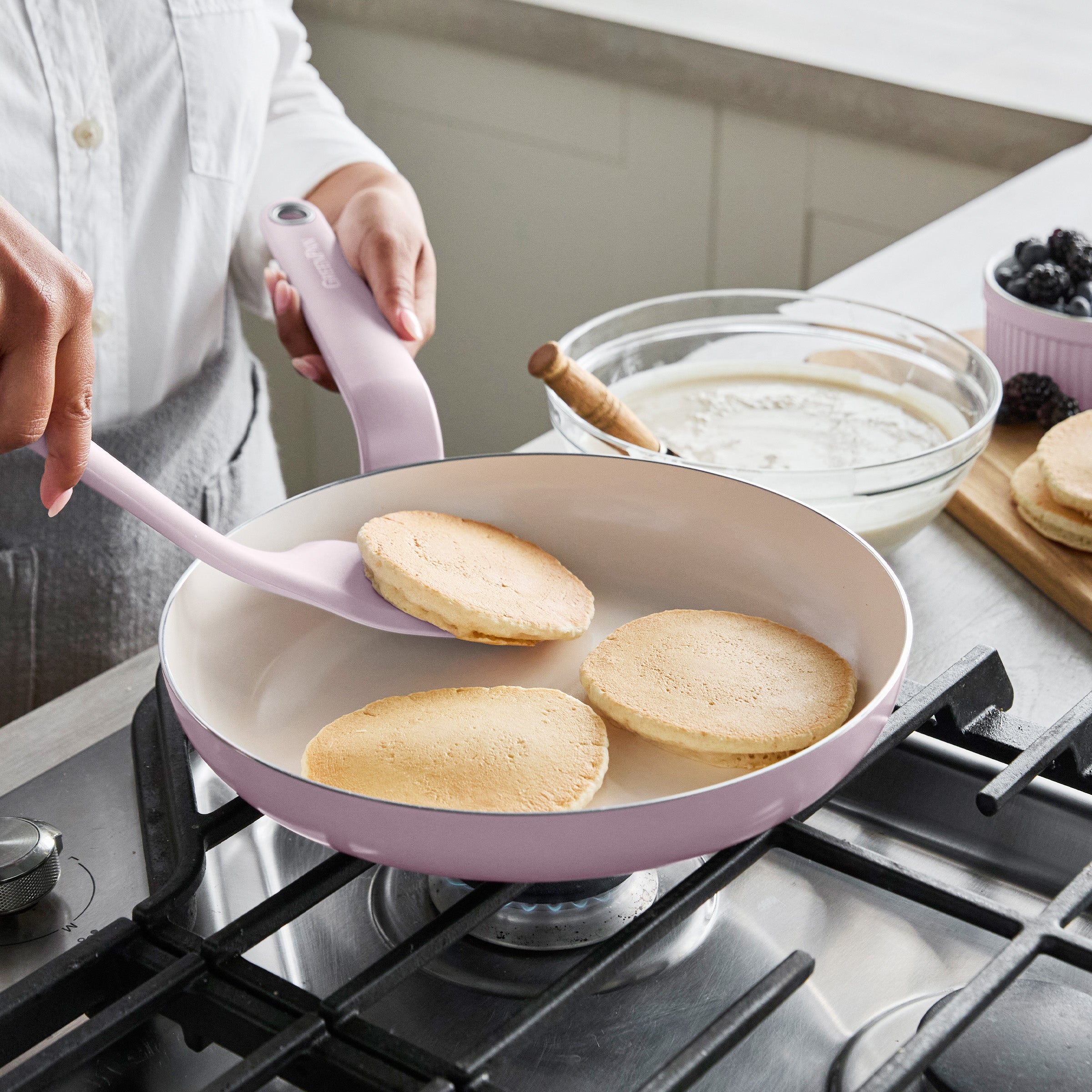 Rio Advanced Ceramic Nonstick 12-Piece Cookware Set | Pink - Image 4