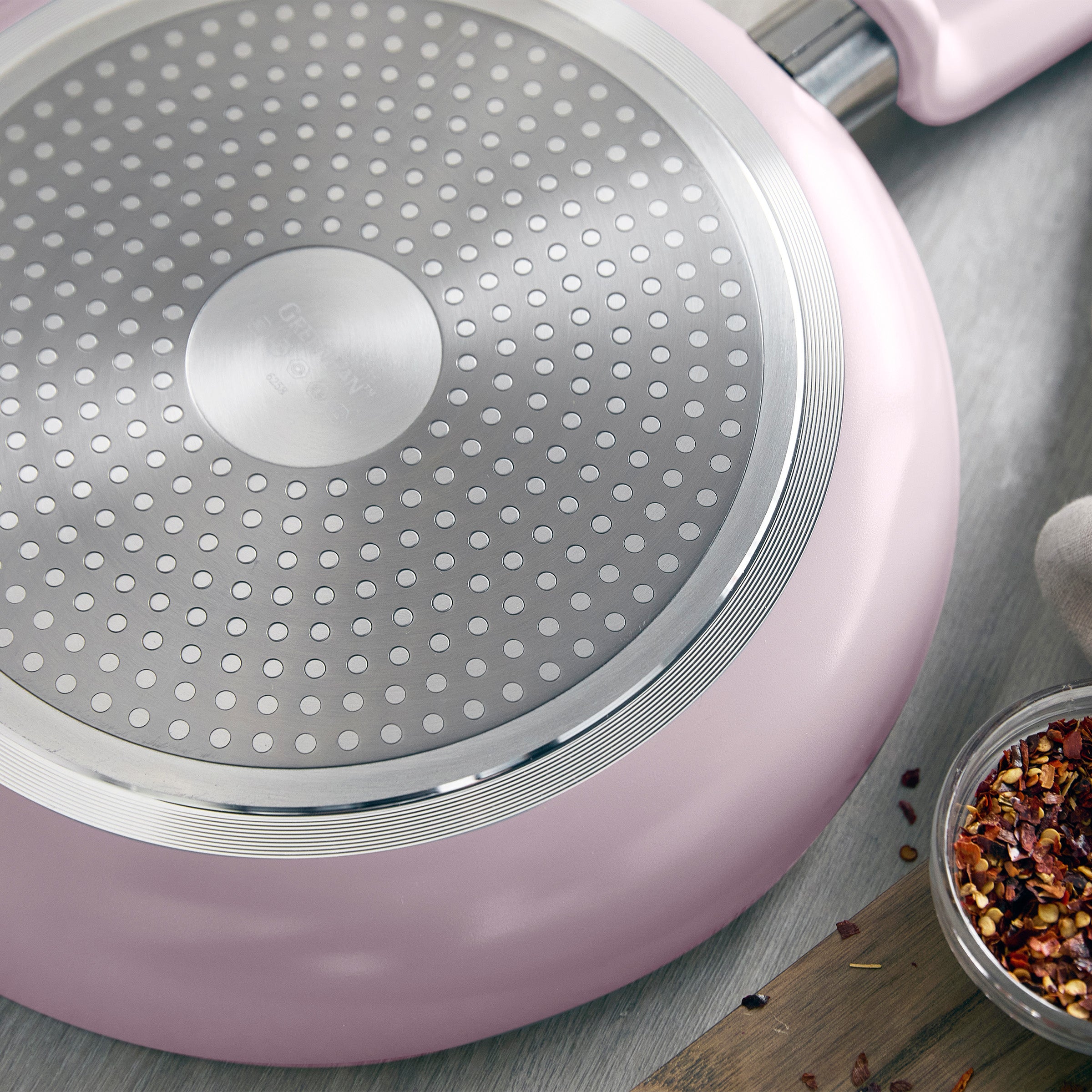 Rio Advanced Ceramic Nonstick 12-Piece Cookware Set | Pink - Image 8