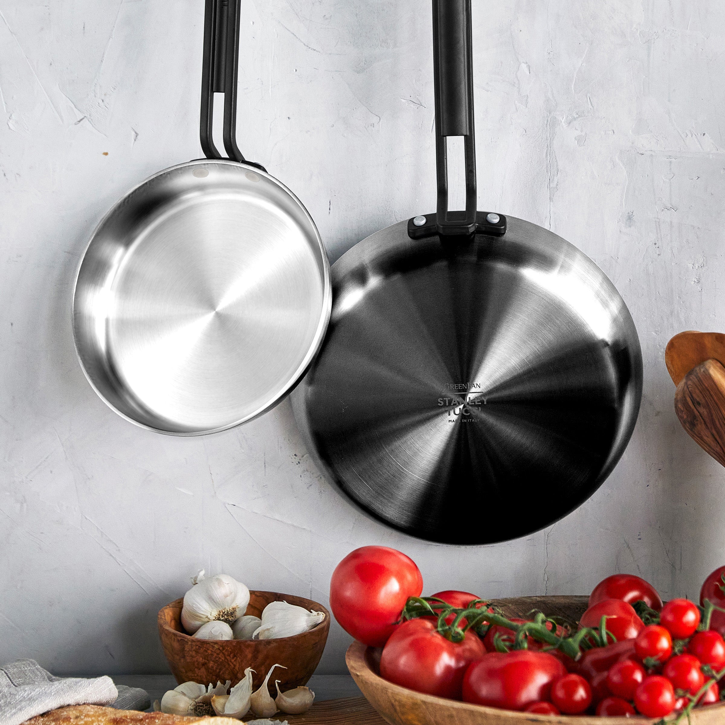 Stanley Tucci™ Uncoated Stainless Steel 9-Piece Cookware Set - Image 4