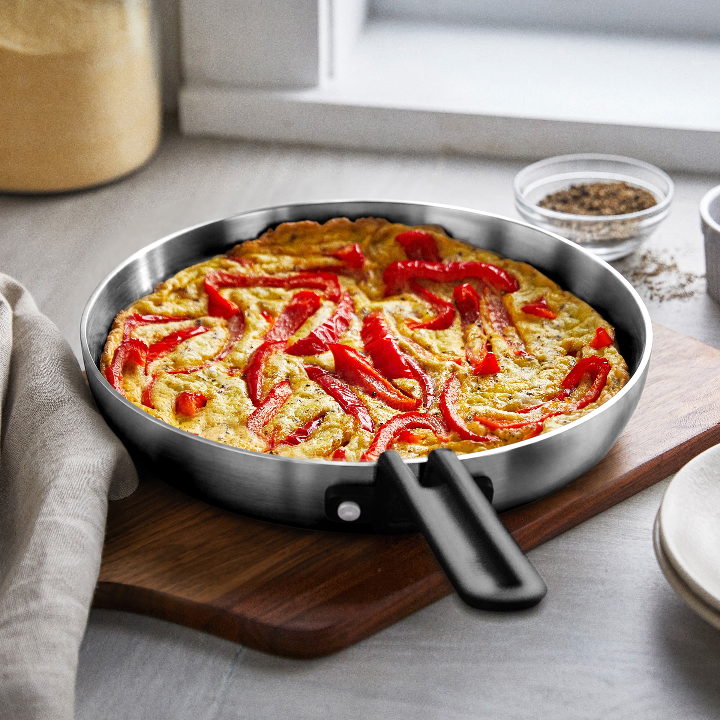 Stanley Tucci™ Uncoated Stainless Steel 9-Piece Cookware Set - Image 6