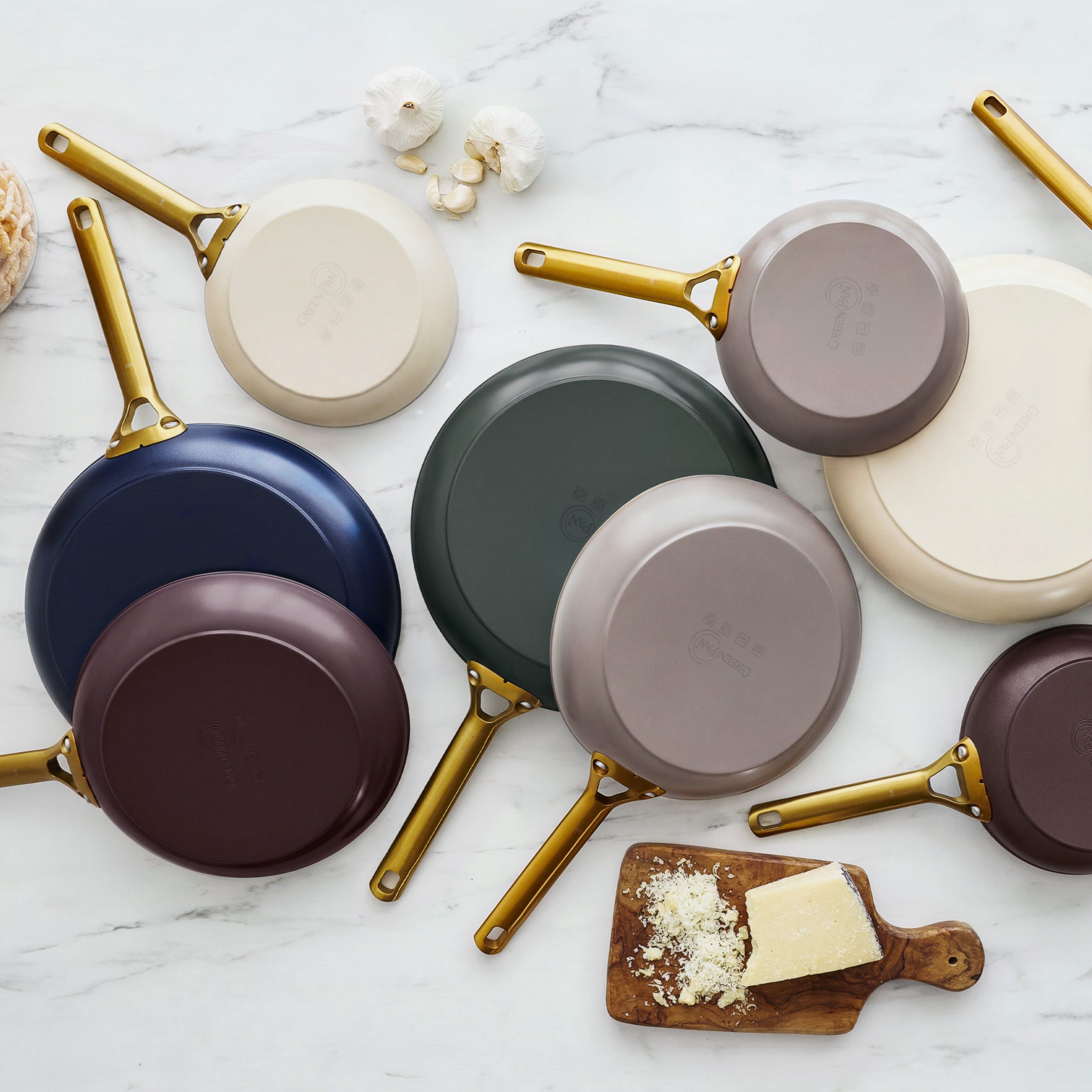 Reserve Pro Ceramic Nonstick 8. 10 and 12 Frypan Set | Bordeaux - Image 11