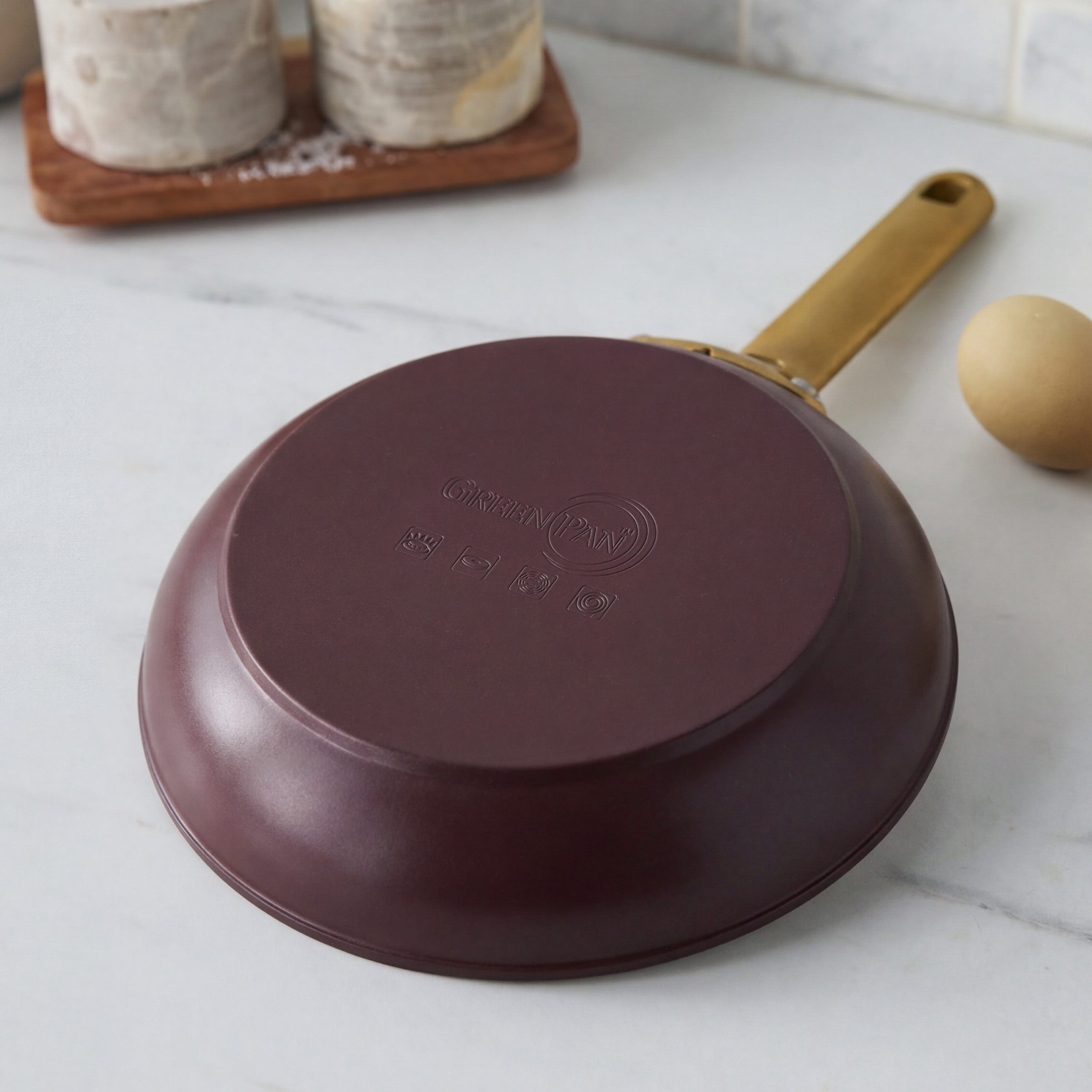 Reserve Pro Ceramic Nonstick 8. 10 and 12 Frypan Set | Bordeaux - Image 8