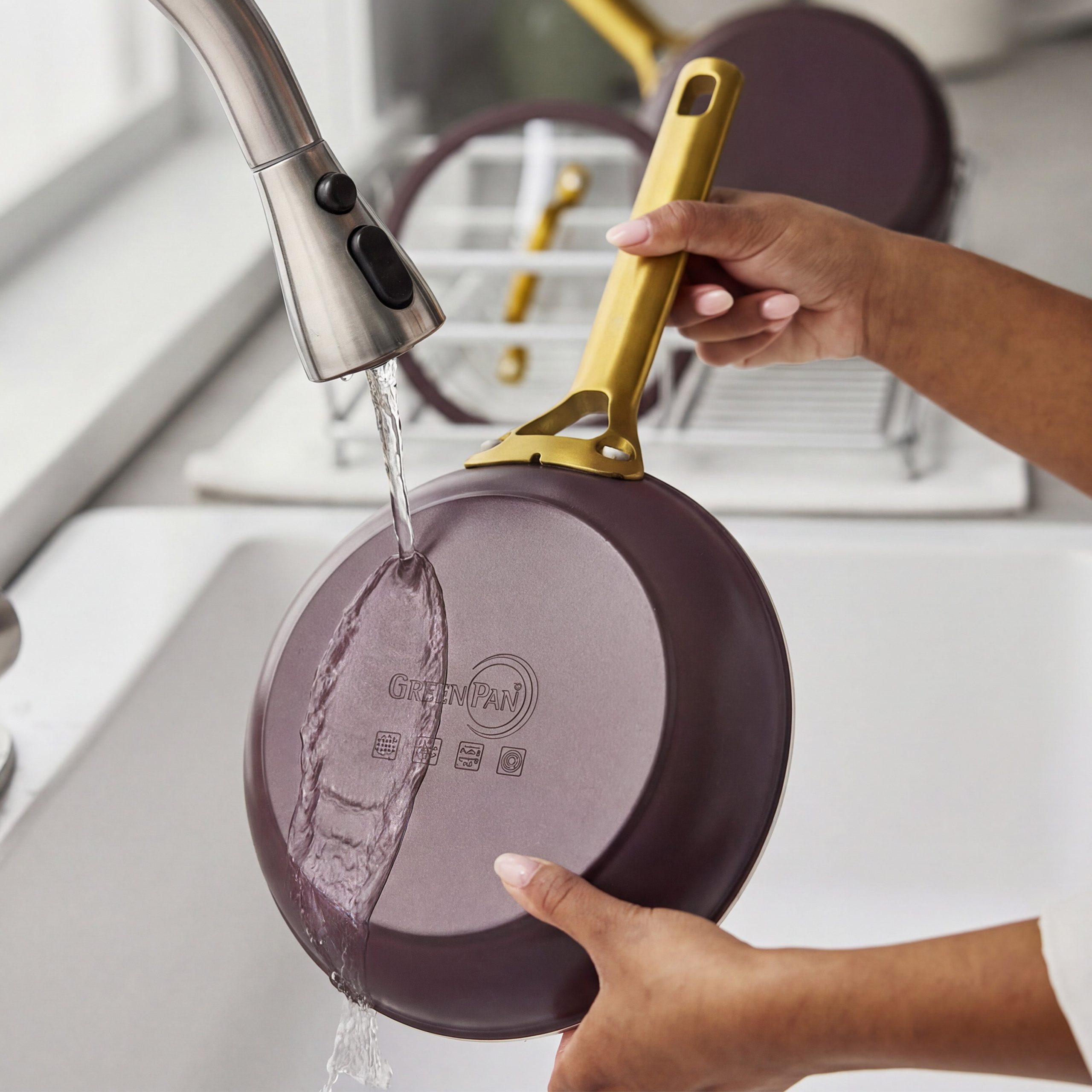 Reserve Pro Ceramic Nonstick 14-Piece Cookware Set | Bordeaux - Image 16