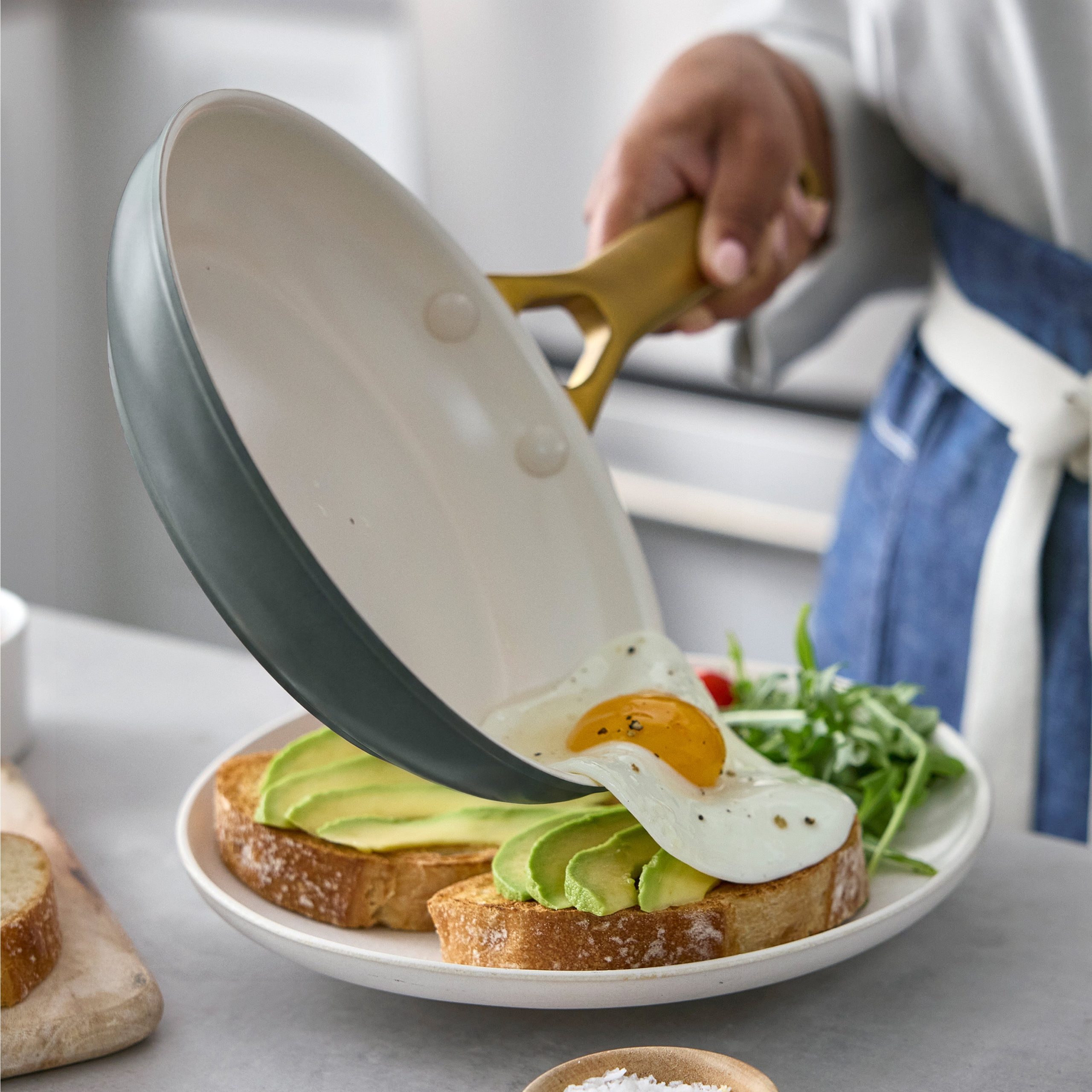 Reserve Pro Ceramic Nonstick 10-Piece Cookware Set | Spruce - Image 3