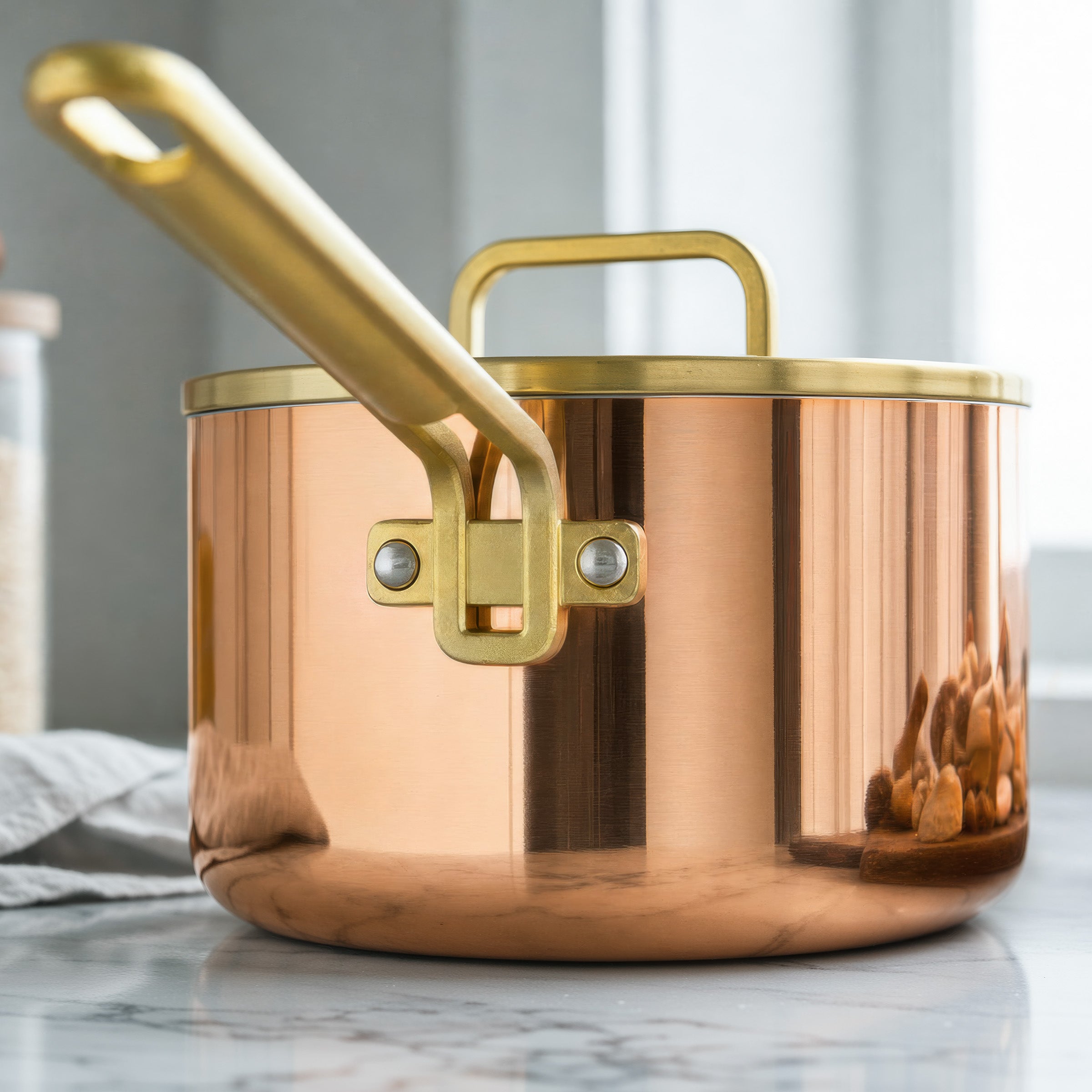 Stanley Tucci™ Copperply 4-Quart Saucepan with Lid - Image 7