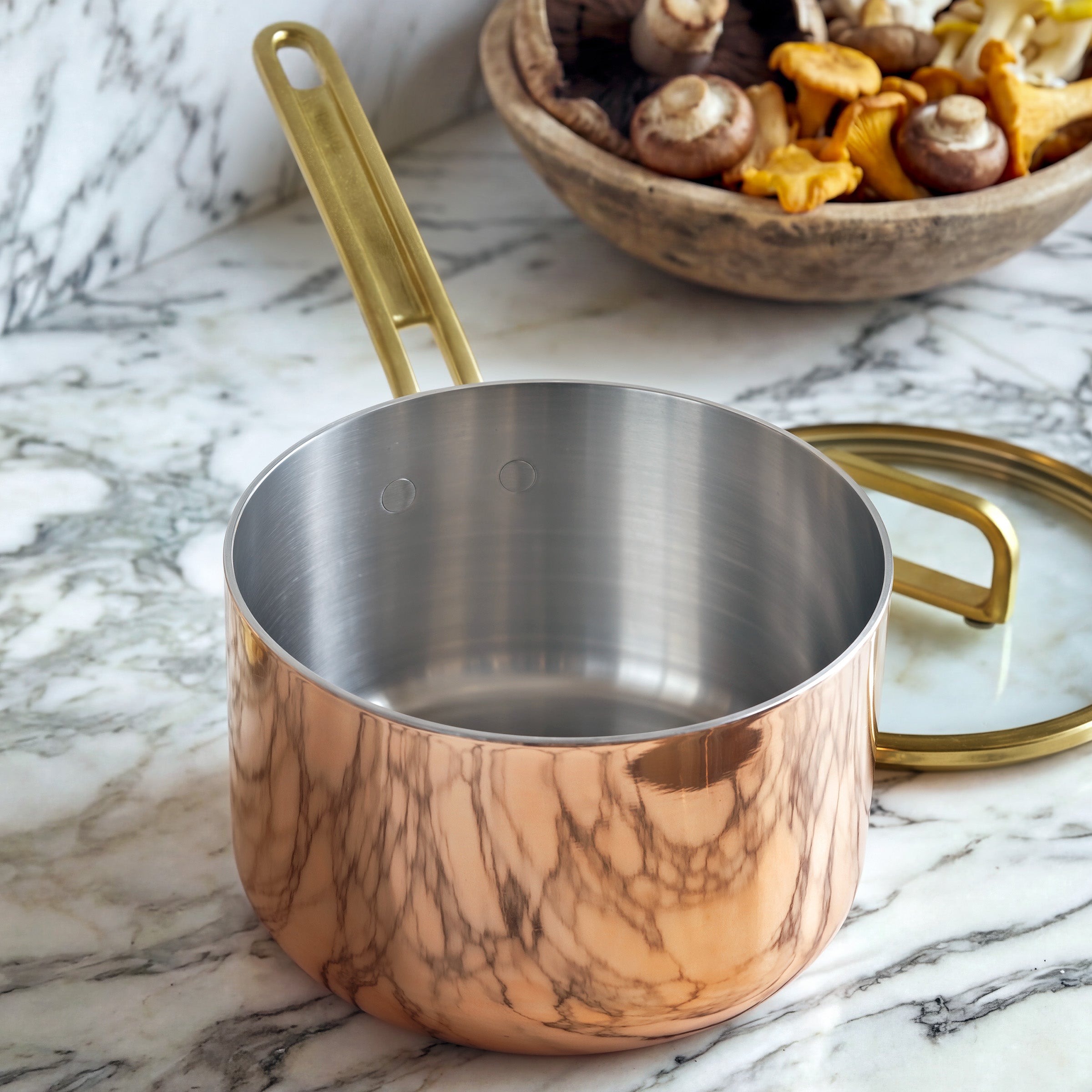 Stanley Tucci™ Copperply 4-Quart Saucepan with Lid - Image 6