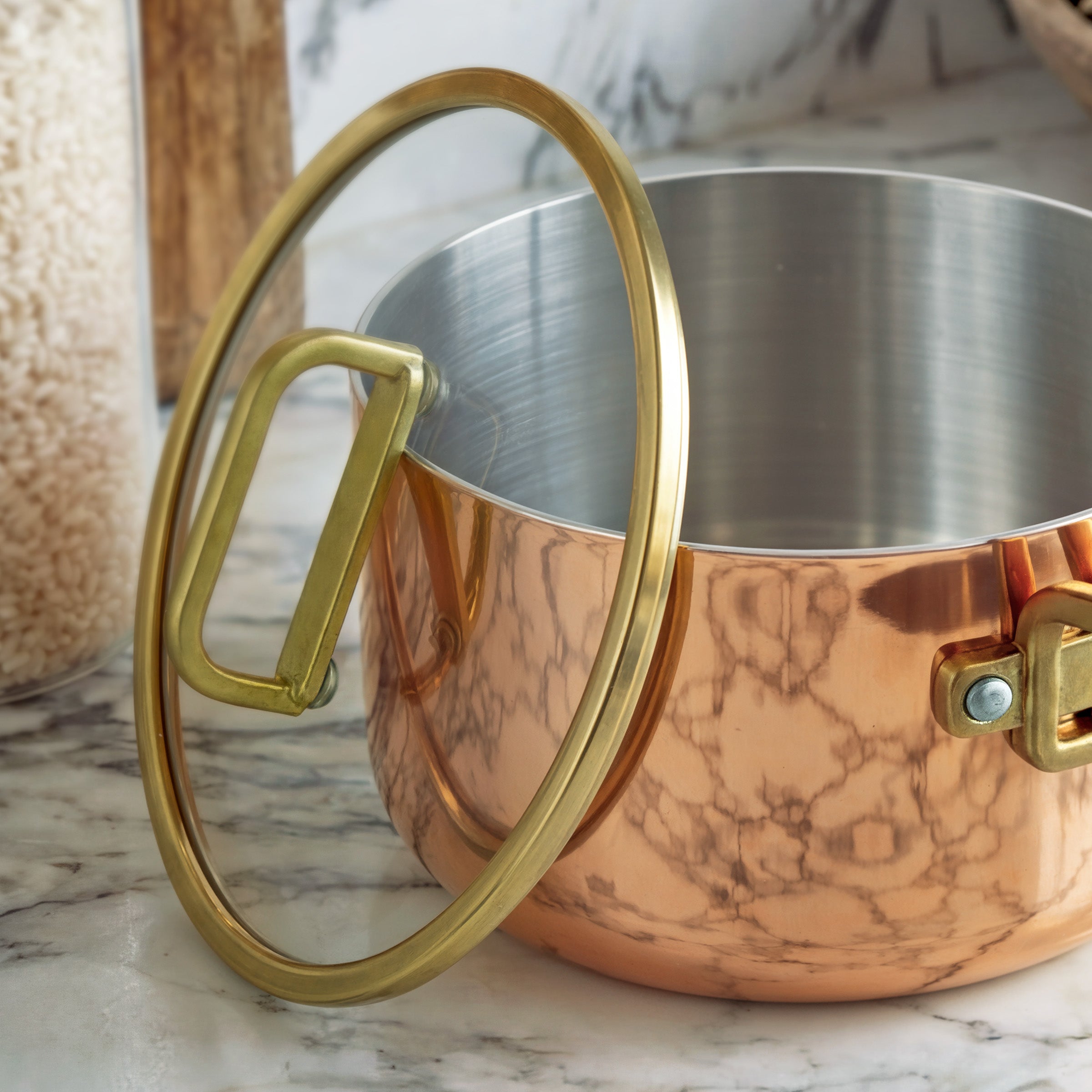 Stanley Tucci™ Copperply 4-Quart Saucepan with Lid - Image 8