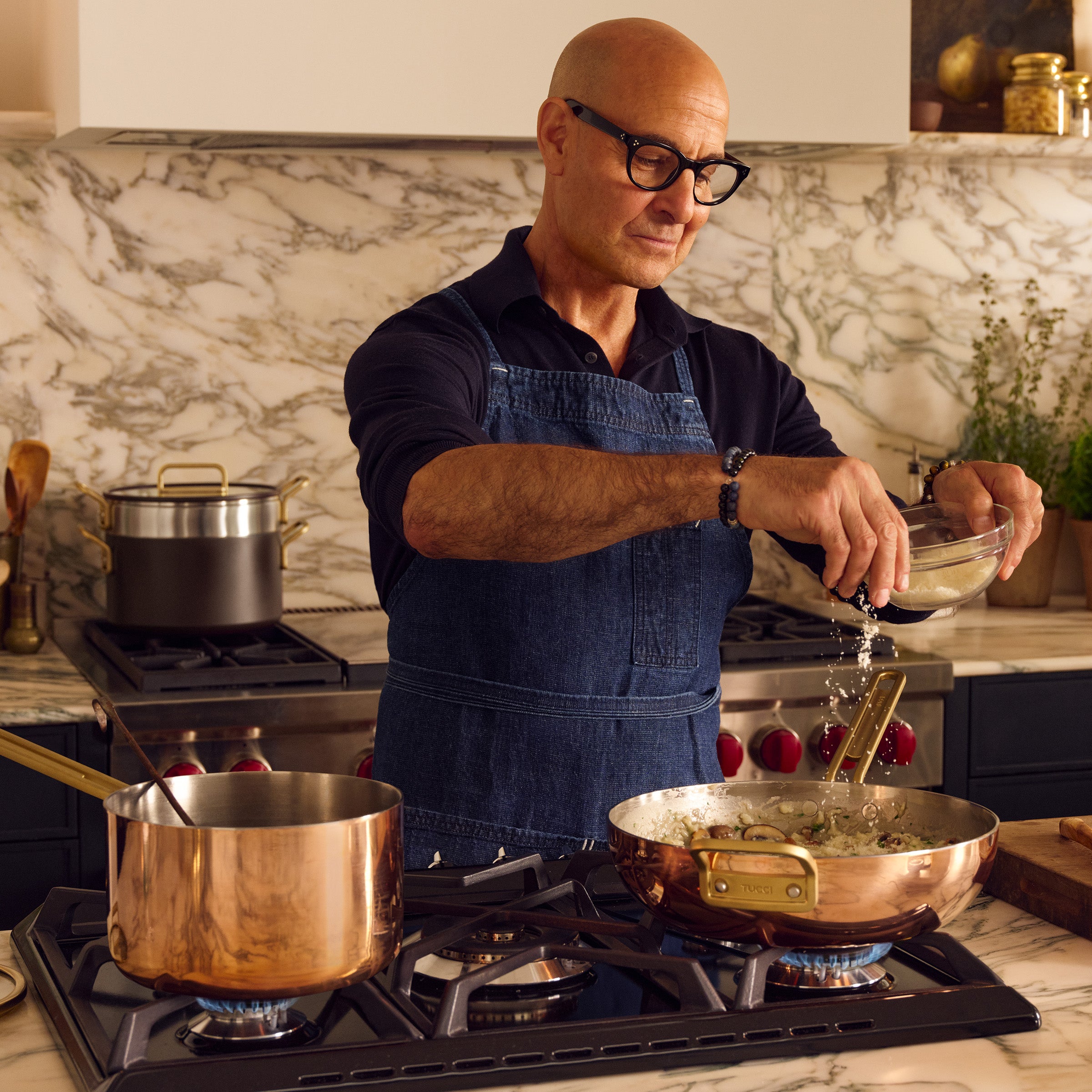 Stanley Tucci™ Copperply 4-Quart Saucepan with Lid - Image 4