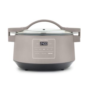 8-Quart Locking Lid Slow Cooker | Clay