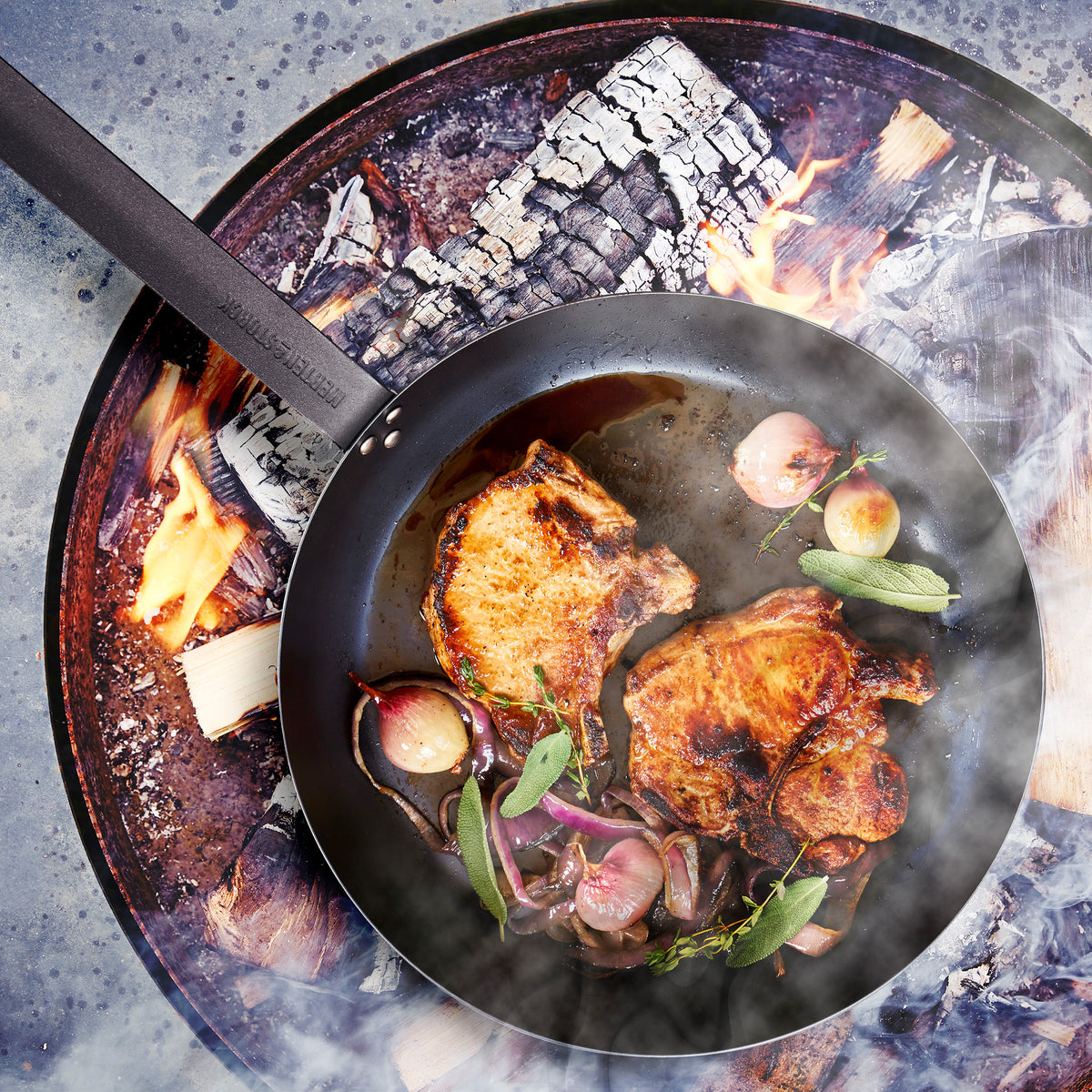 Merten & Storck Carbon Steel 12 Frypan - Image 3