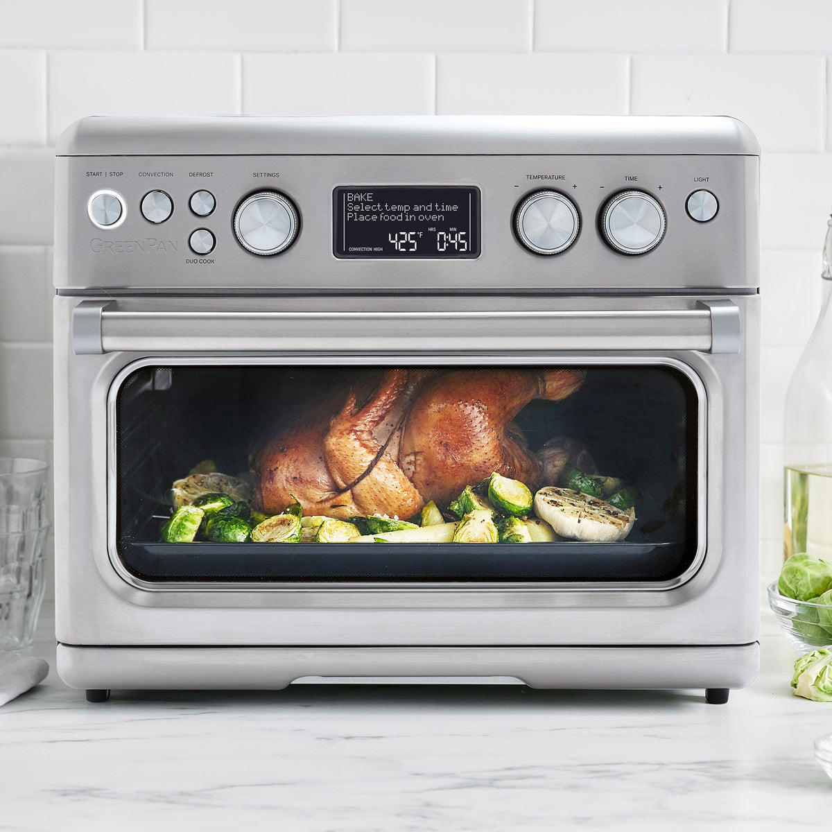 Elite Convection Air Fryer Toaster Oven | Premiere Stainless Steel - Image 5