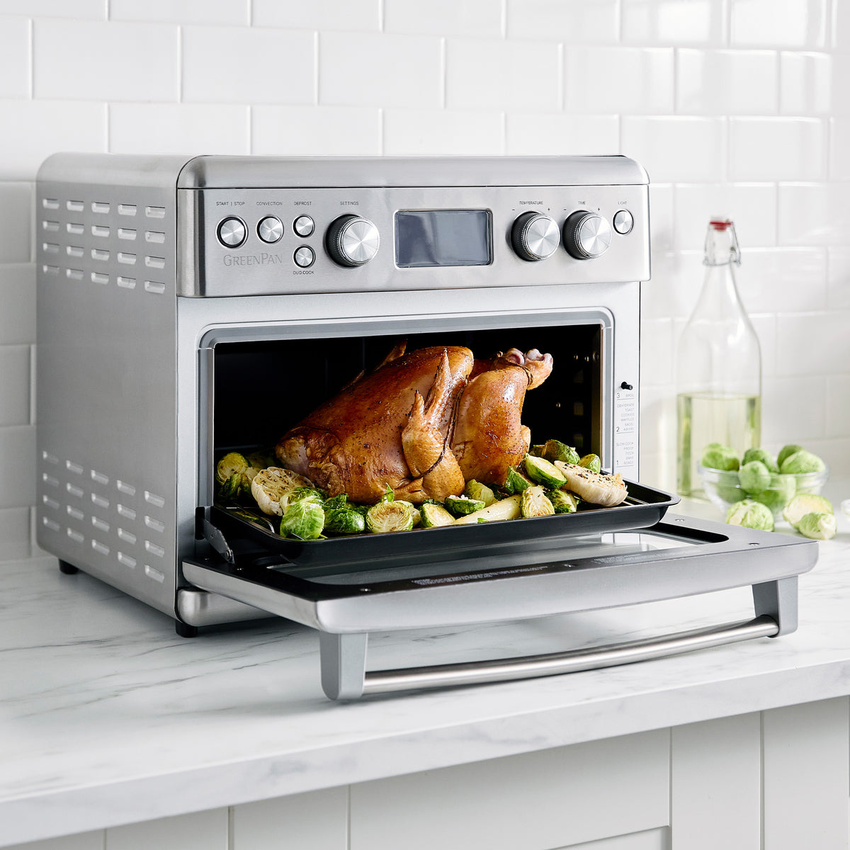 Elite Convection Air Fryer Toaster Oven | Premiere Stainless Steel - Image 6