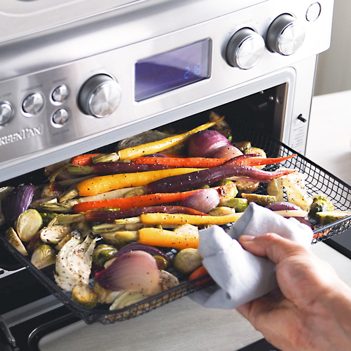 Elite Convection Air Fryer Toaster Oven | Premiere Stainless Steel - Image 9