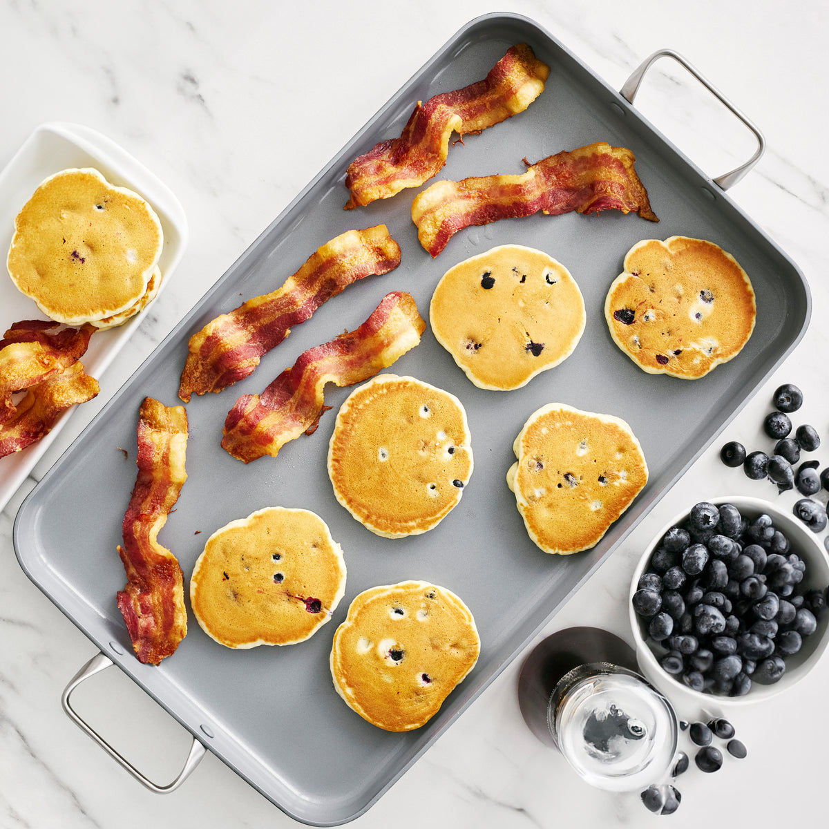 Valencia Pro Ceramic Nonstick 18 x 11 Double Burner Griddle - Image 5