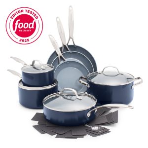 Valencia Pro Ceramic Nonstick 11-Piece Cookware Set | Twilight