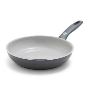 Dover Ceramic Nonstick 8 Frypan with Spatula | Charcoal Gray