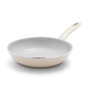 Dover Ceramic Nonstick 8 Frypan with Spatula | Cream White